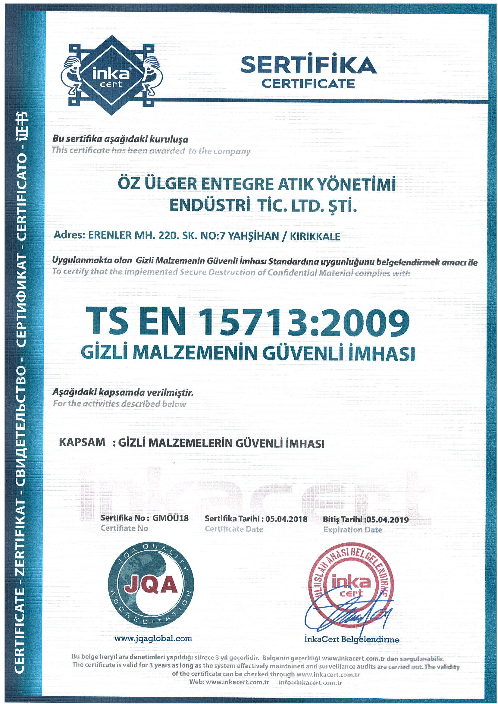 ISO 15713